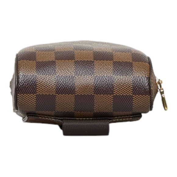Louis Vuitton Damier Jeronimos Bum Bag Body Bag Waist Bag Brown Leather - Picture 4 of 8